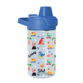 Summit Kids Plastic Water Bottle with Simple Flip Straw Lid