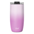Voyager Tumbler with Clear Flip Lid & Straw
